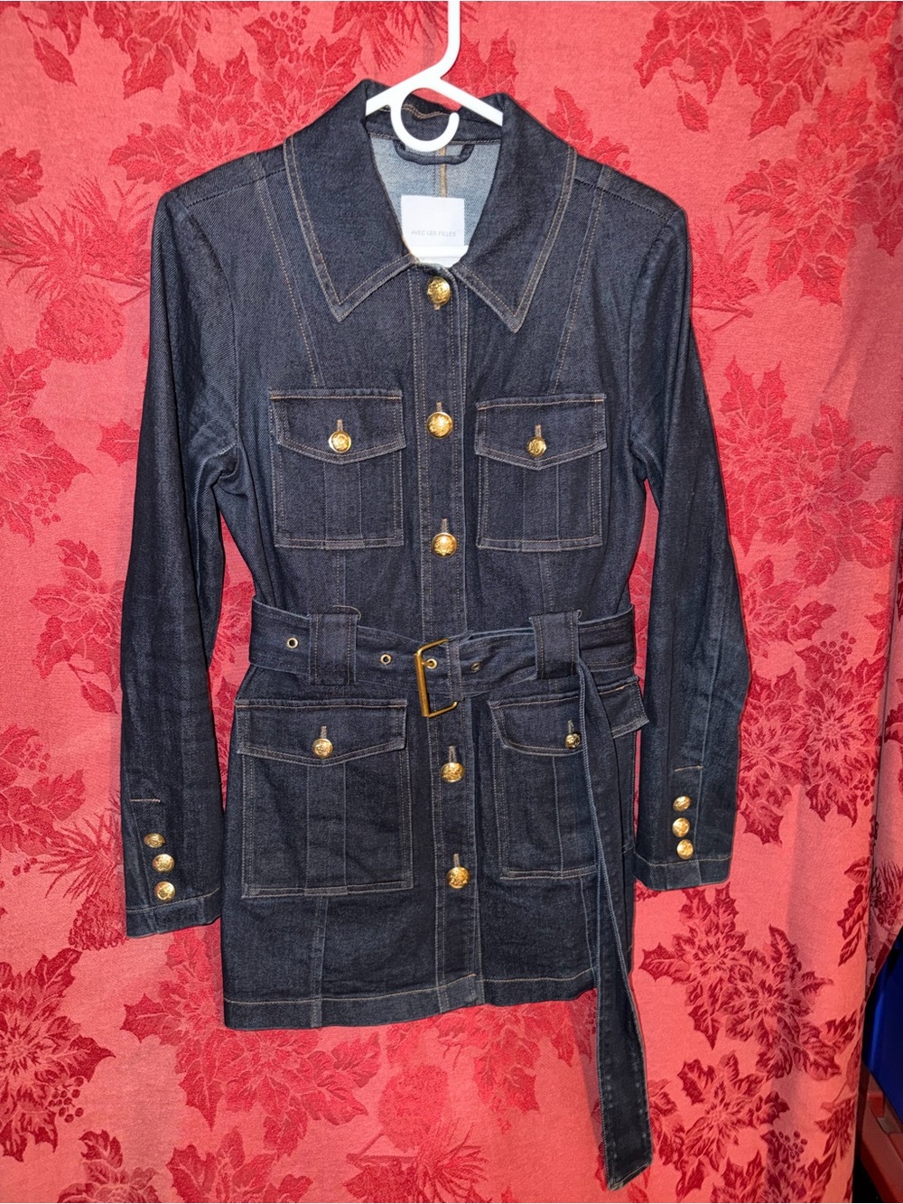 Aves less filles denim jacket